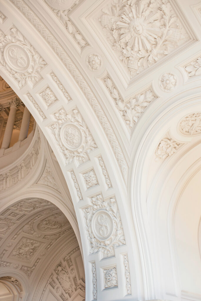 Beautiful historic architecture of the San Francisco City Hall
