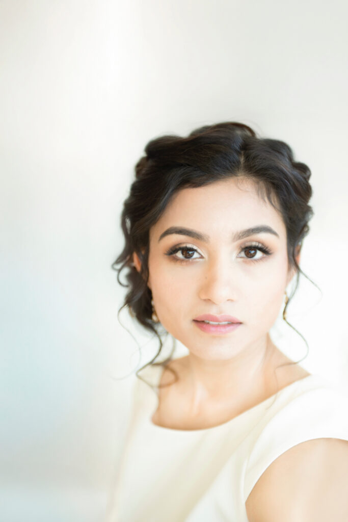 Timeless bridal portrait by chrisitne glebov photography